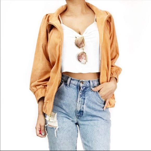 St. John Jackets & Blazers - HOST PICK St. John Goat Suede Jacket Silk Lined S!